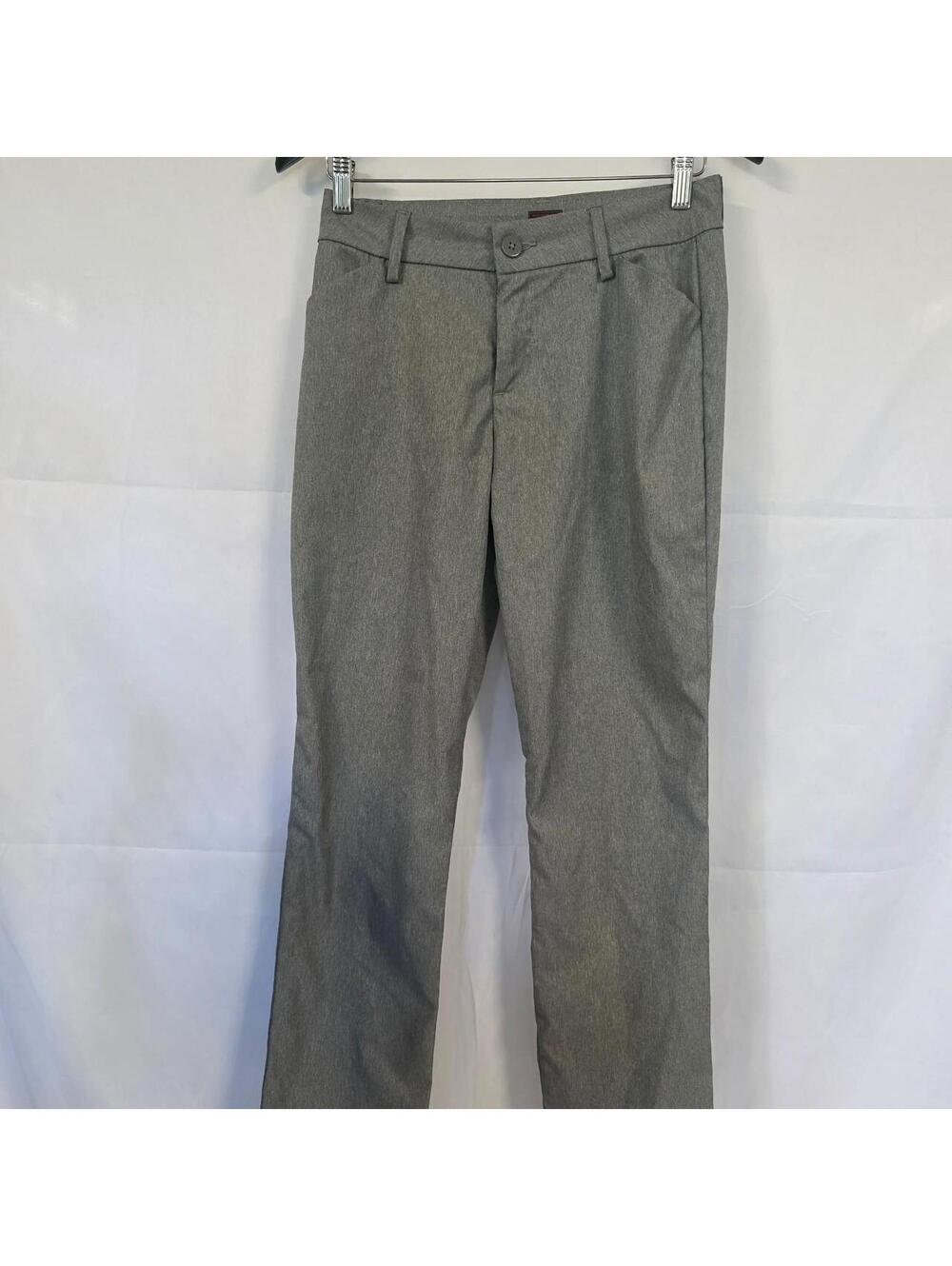 Lee Gray Wrinkle Free Dress Pants